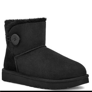 UGGS Mini Bailey Button Water-Repellent Booties